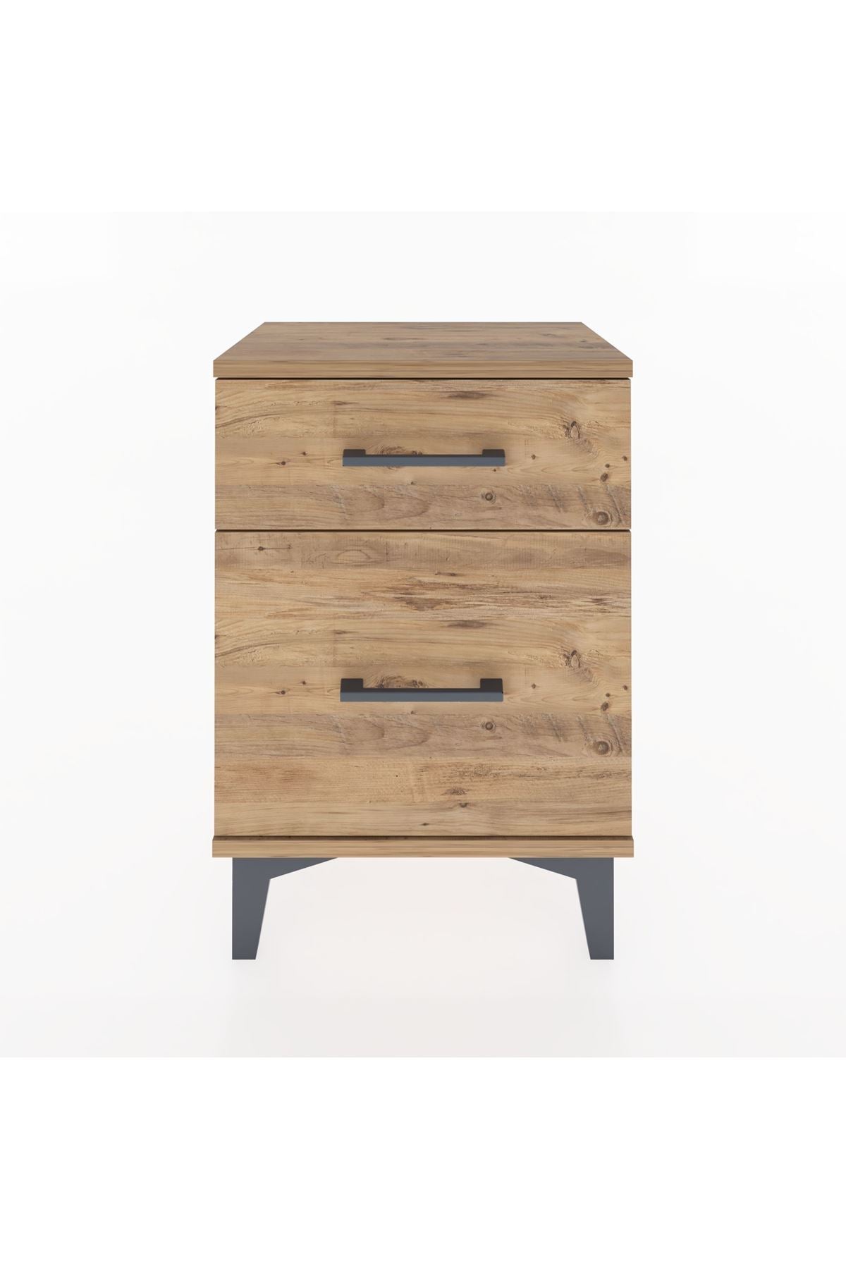 Arges Komodin 2 Çekmeceli 44x30x64 Çam-Çam