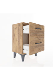 Arges Komodin 2 Çekmeceli 44x30x64 Çam-Çam