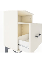 Arges Komodin Tek Raflı 2 Çekmeceli 44x30x64 Aytaşı-Aytaşı