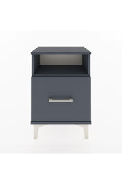 Arges Komodin Tek Raflı 2 Çekmeceli 44x30x64 Antrasit-Antrasit