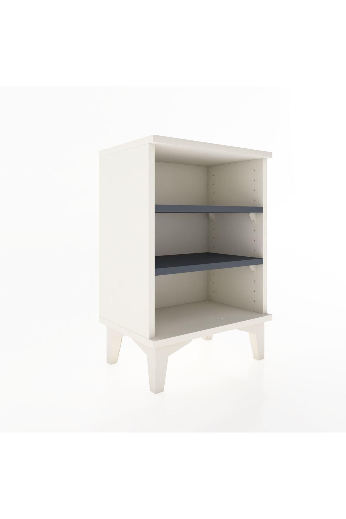 Arges Komodin 2 Raflı 44x30x64 Aytaşı-Antrasit