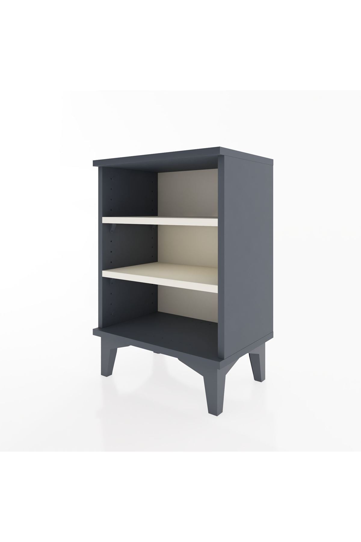 Arges Komodin 2 Raflı 44x30x64 Antrasit-Aytaşı