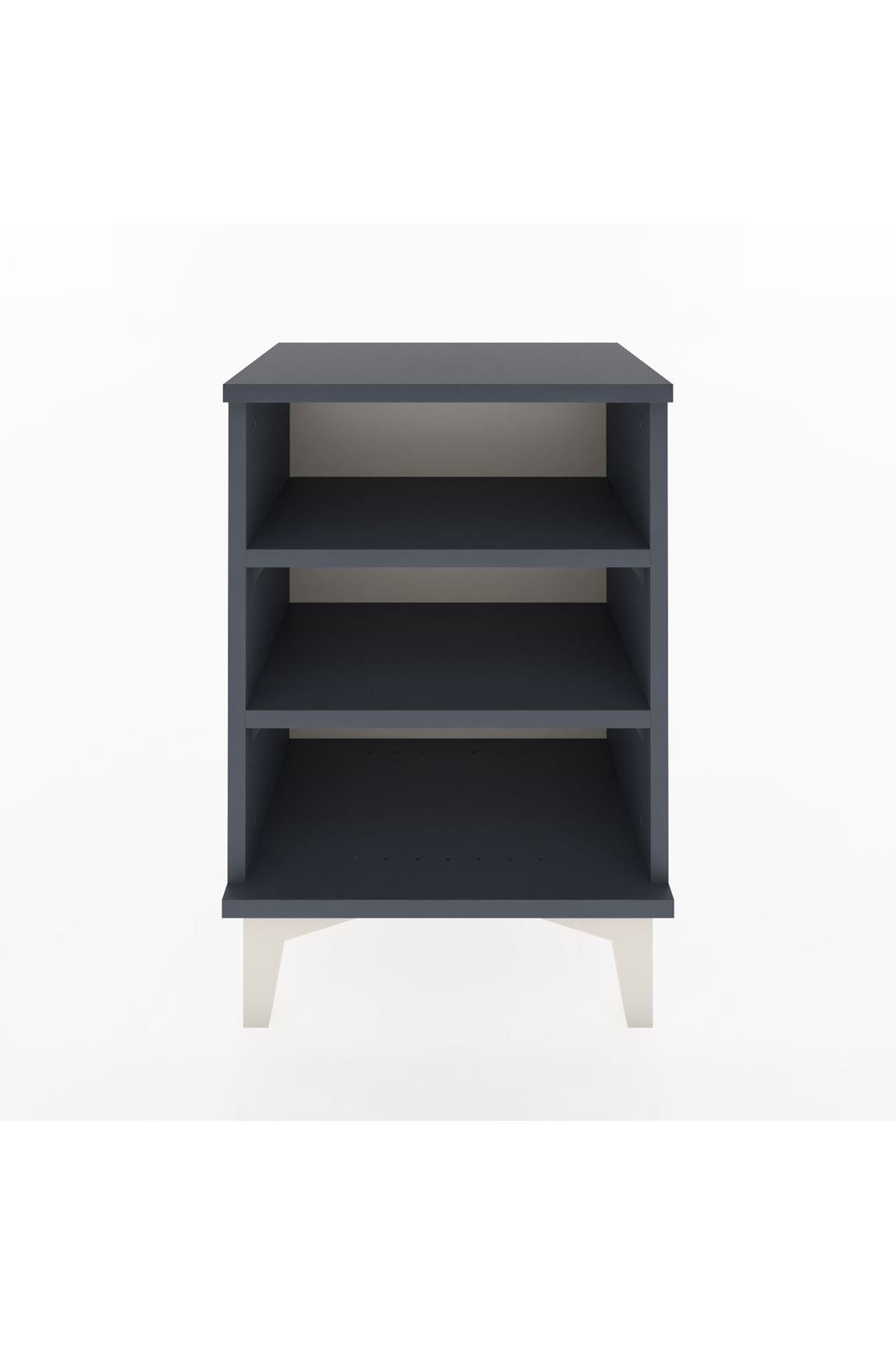 Arges Komodin 2 Raflı 44x30x64 Antrasit-Antrasit