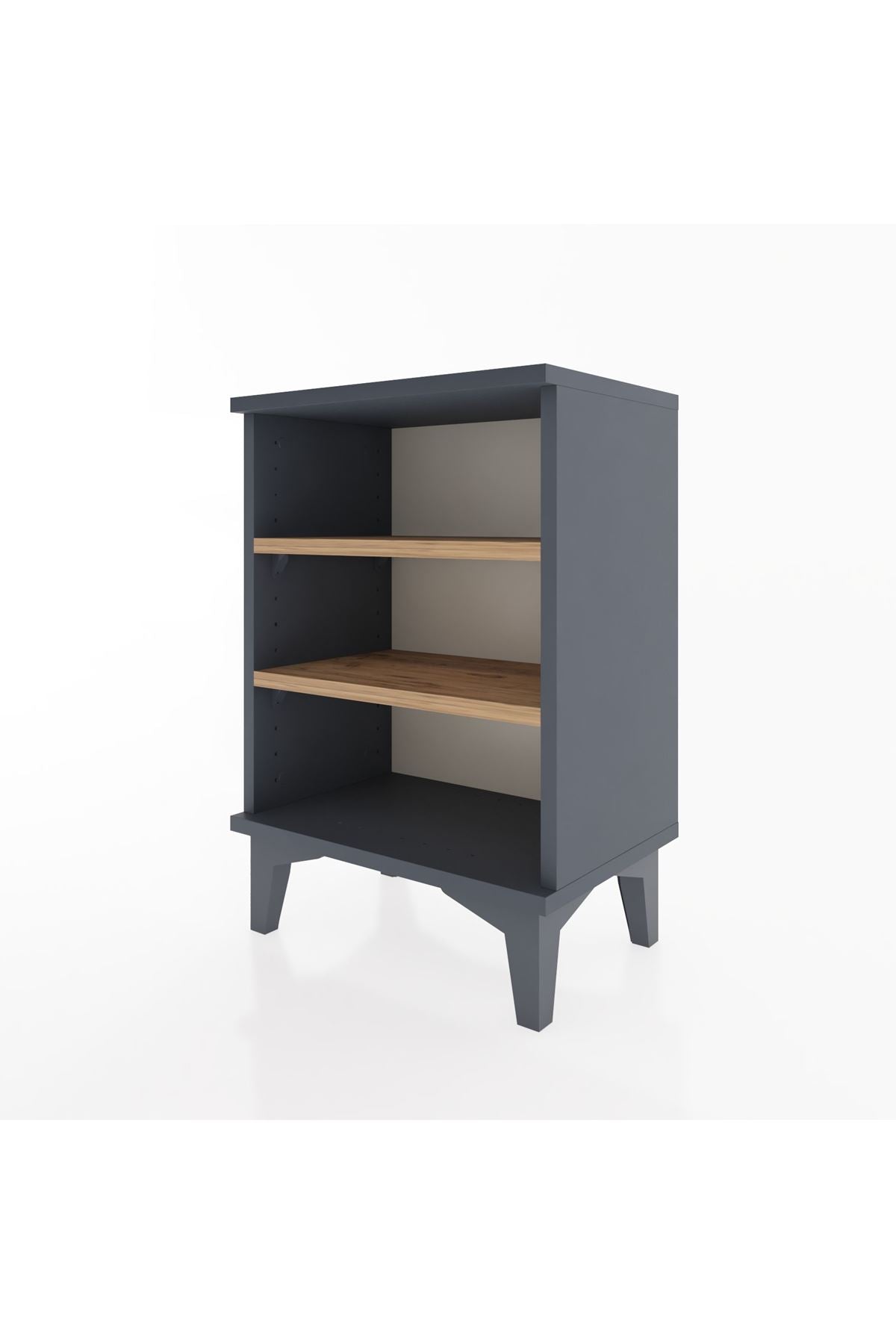 Arges Komodin 2 Raflı 44x30x64 Antrasit-Çam