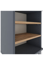 Arges Komodin 2 Raflı 44x30x64 Antrasit-Çam