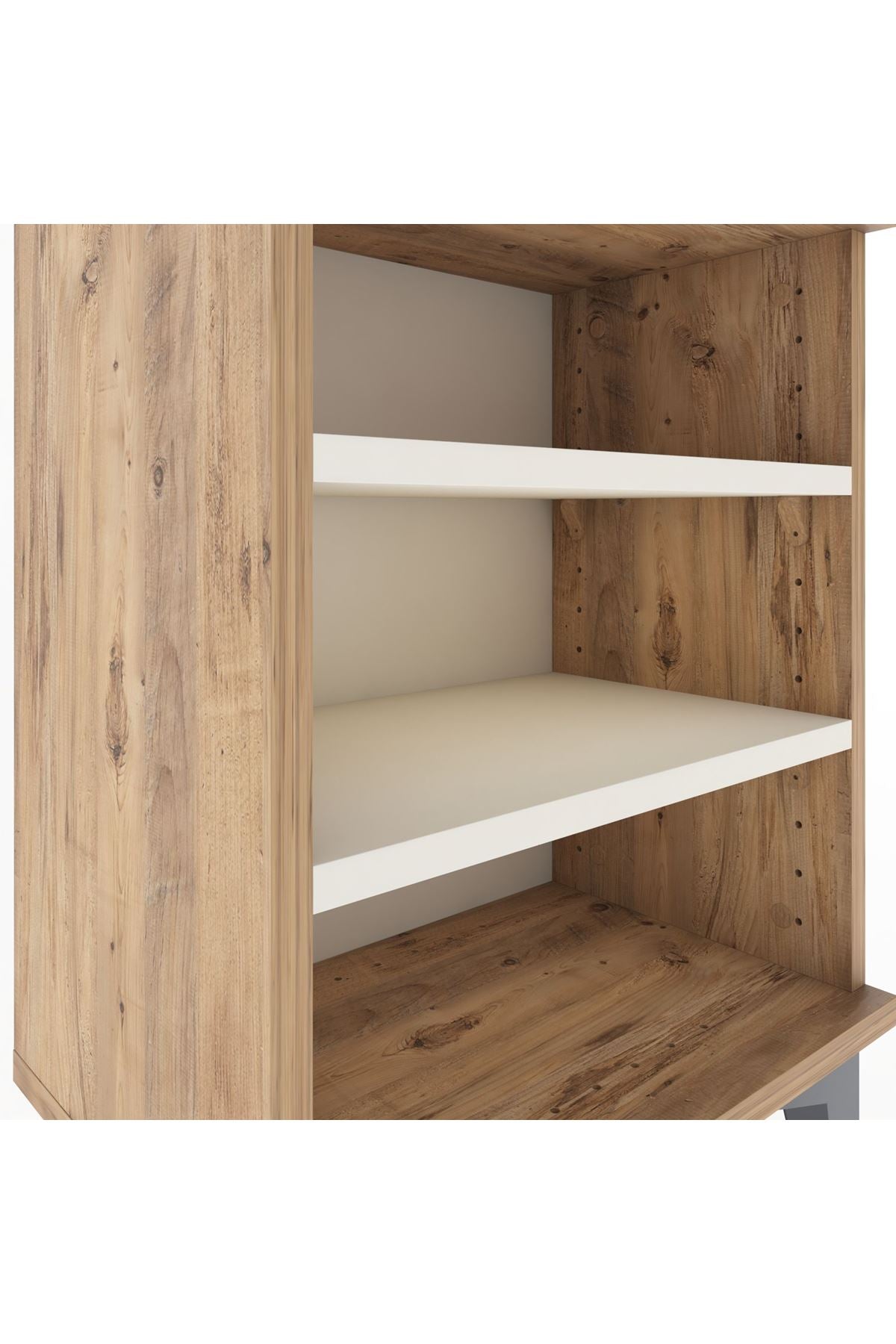 Arges Komodin 2 Raflı 44x30x64 Çam-Aytaşı