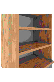 Arges Komodin 2 Raflı 44x30x64 Çam-Çam