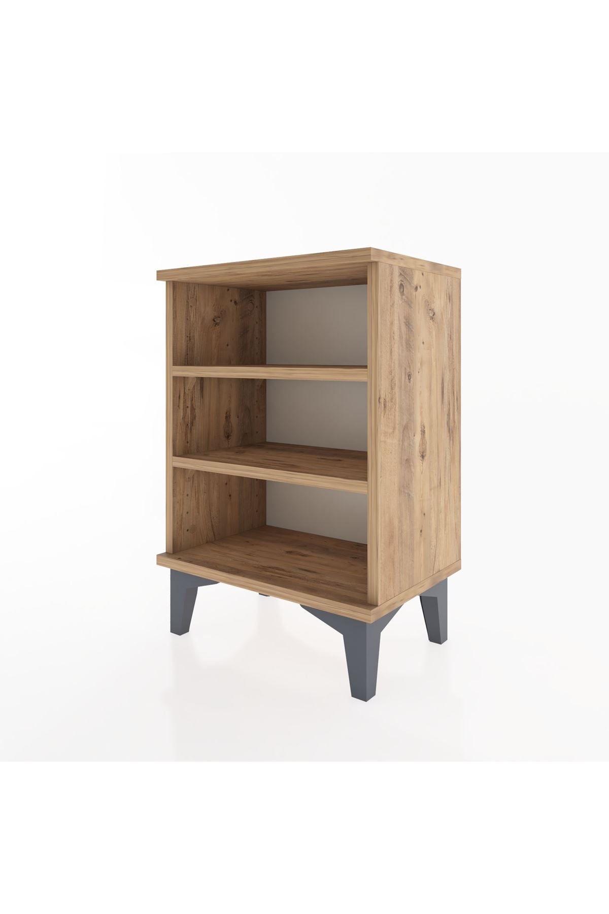 Arges Komodin 2 Raflı 44x30x64 Çam-Çam