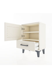 Arges Komodin 2 Raflı Tek Kapaklı 44x30x64 Aytaşı-Aytaşı