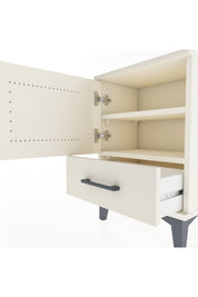 Arges Komodin 2 Raflı Tek Kapaklı 44x30x64 Aytaşı-Aytaşı