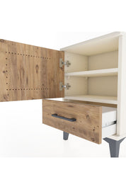 Arges Komodin 2 Raflı Tek Kapaklı 44x30x64 Aytaşı-Çam