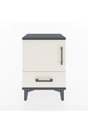 Arges Komodin 2 Raflı Tek Kapaklı 44x30x64 Antrasit-Aytaşı