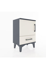 Arges Komodin 2 Raflı Tek Kapaklı 44x30x64 Antrasit-Aytaşı