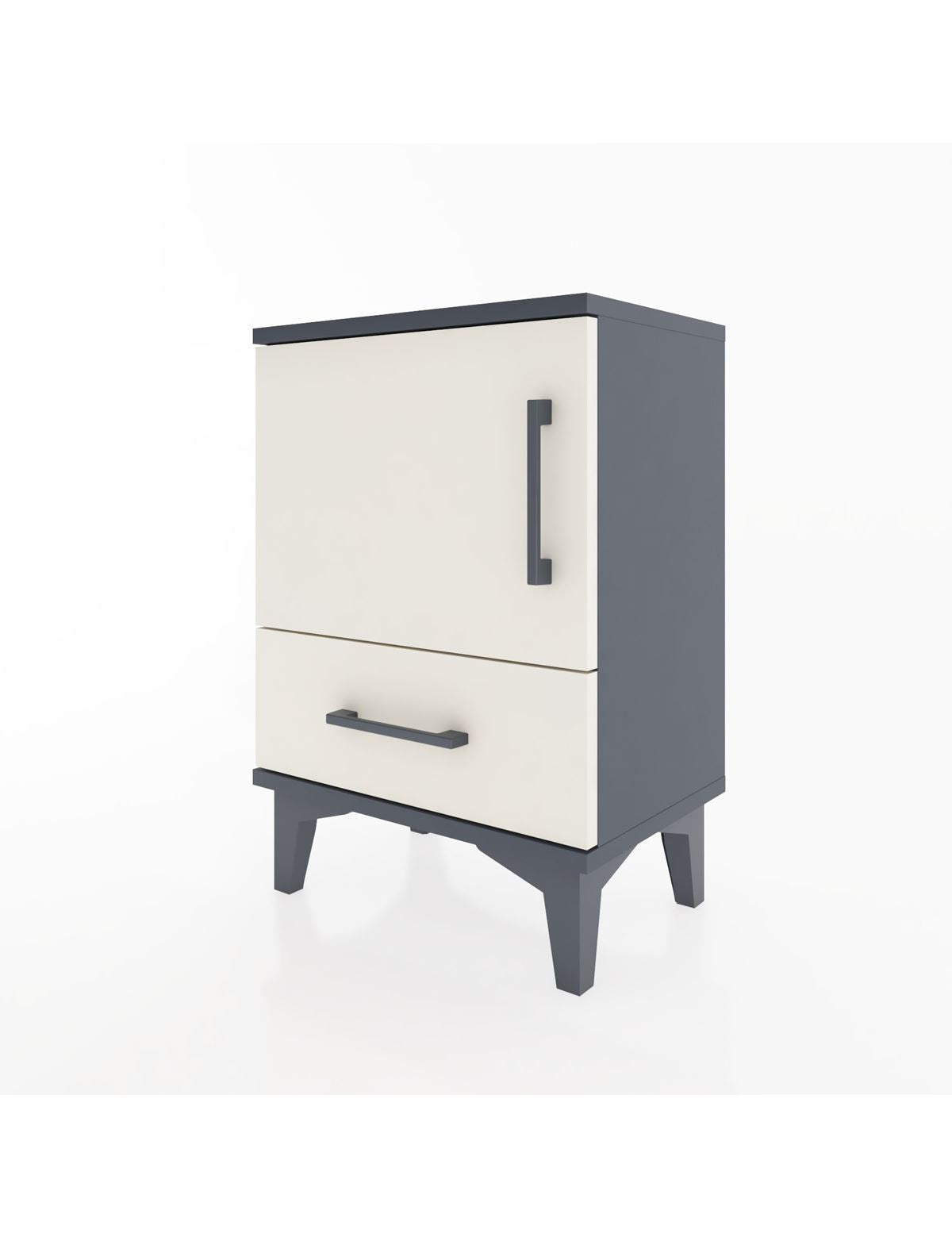 Arges Komodin 2 Raflı Tek Kapaklı 44x30x64 - S07M012V4A
