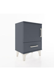 Arges Komodin 2 Raflı Tek Kapaklı 44x30x64 Antrasit-Antrasit