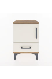 Arges Komodin 2 Raflı Tek Kapaklı 44x30x64 Çam-Aytaşı