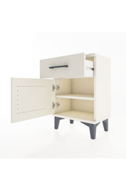 Arges Komodin Tek Raflı Tek Kapaklı 44x30x64 Aytaşı-Aytaşı