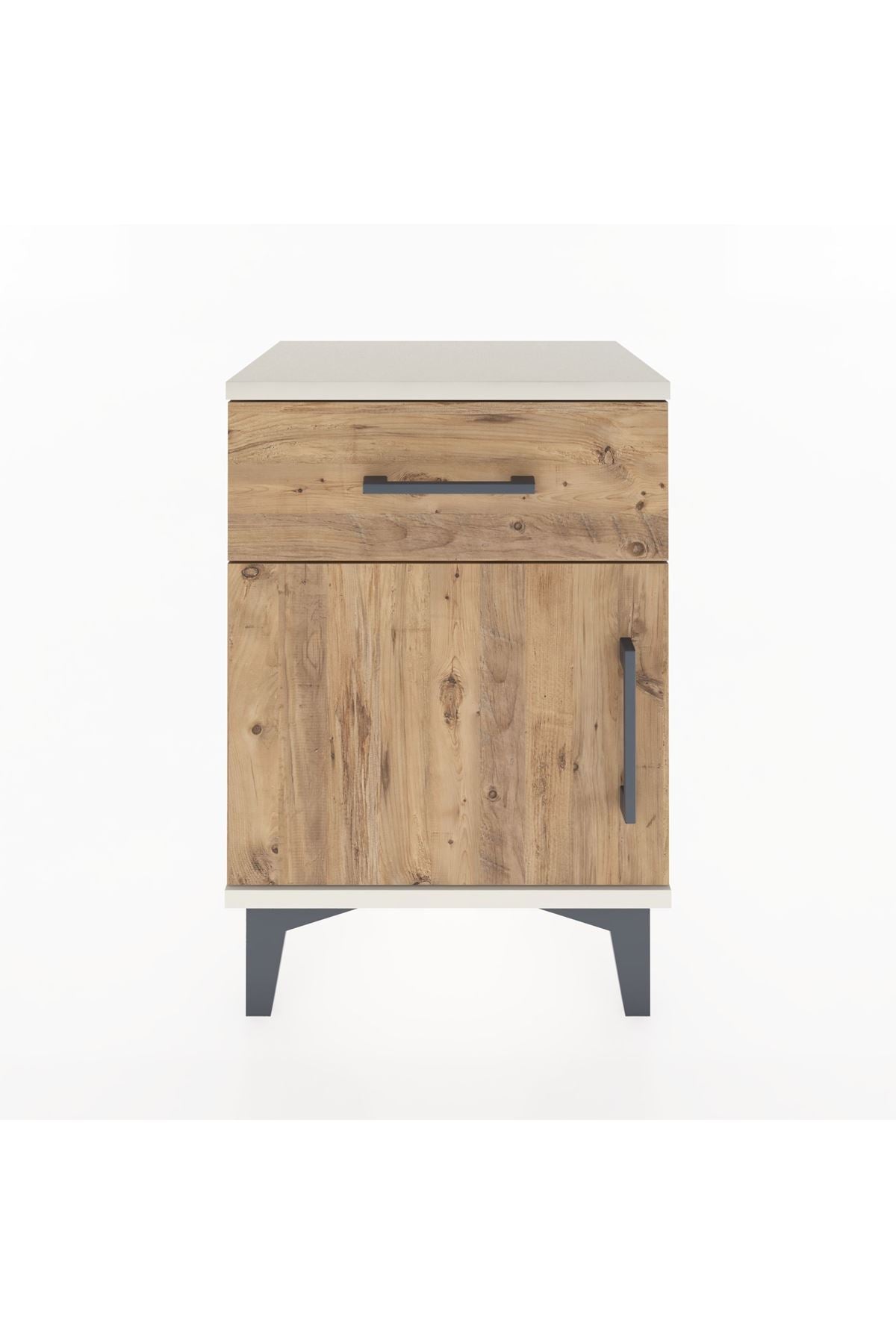 Arges Komodin Tek Raflı Tek Kapaklı 44x30x64 Aytaşı-Çam