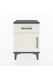 Arges Komodin Tek Raflı Tek Kapaklı 44x30x64 Antrasit-Aytaşı