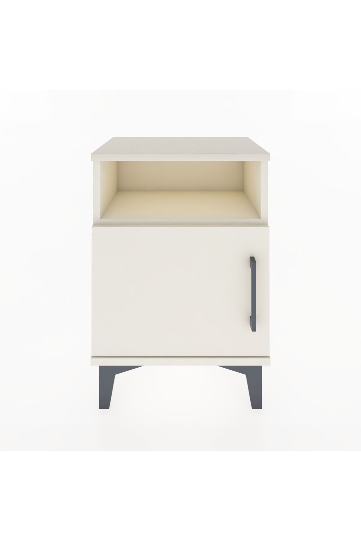 Arges Komodin 2 Raflı Tek Kapaklı 44x30x64 Aytaşı-Aytaşı