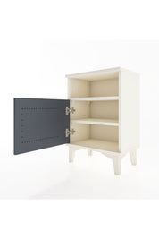 Arges Komodin 2 Raflı Tek Kapaklı 44x30x64 Aytaşı-Antrasit