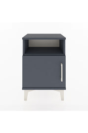 Arges Komodin 2 Raflı Tek Kapaklı 44x30x64 Antrasit-Antrasit