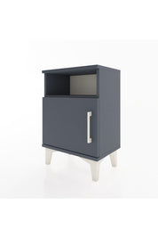 Arges Komodin 2 Raflı Tek Kapaklı 44x30x64 Antrasit-Antrasit