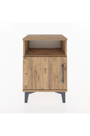 Arges Komodin 2 Raflı Tek Kapaklı 44x30x64 Çam-Çam