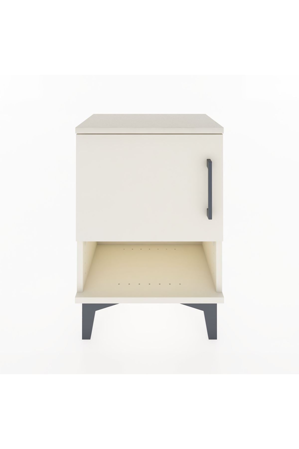 Arges Komodin 2 Raflı Tek Kapaklı 44x30x64 Aytaşı-Aytaşı