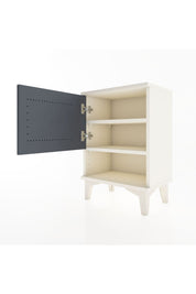 Arges Komodin 2 Raflı Tek Kapaklı 44x30x64 Aytaşı-Antrasit