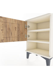 Arges Komodin 2 Raflı Tek Kapaklı 44x30x64 Aytaşı-Çam