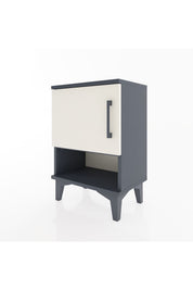 Arges Komodin 2 Raflı Tek Kapaklı 44x30x64 Antrasit-Aytaşı