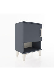 Arges Komodin 2 Raflı Tek Kapaklı 44x30x64 Antrasit-Antrasit