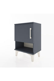 Arges Komodin 2 Raflı Tek Kapaklı 44x30x64 Antrasit-Antrasit