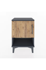 Arges Komodin 2 Raflı Tek Kapaklı 44x30x64 Antrasit-Çam