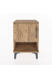 Arges Komodin 2 Raflı Tek Kapaklı 44x30x64 Çam-Çam