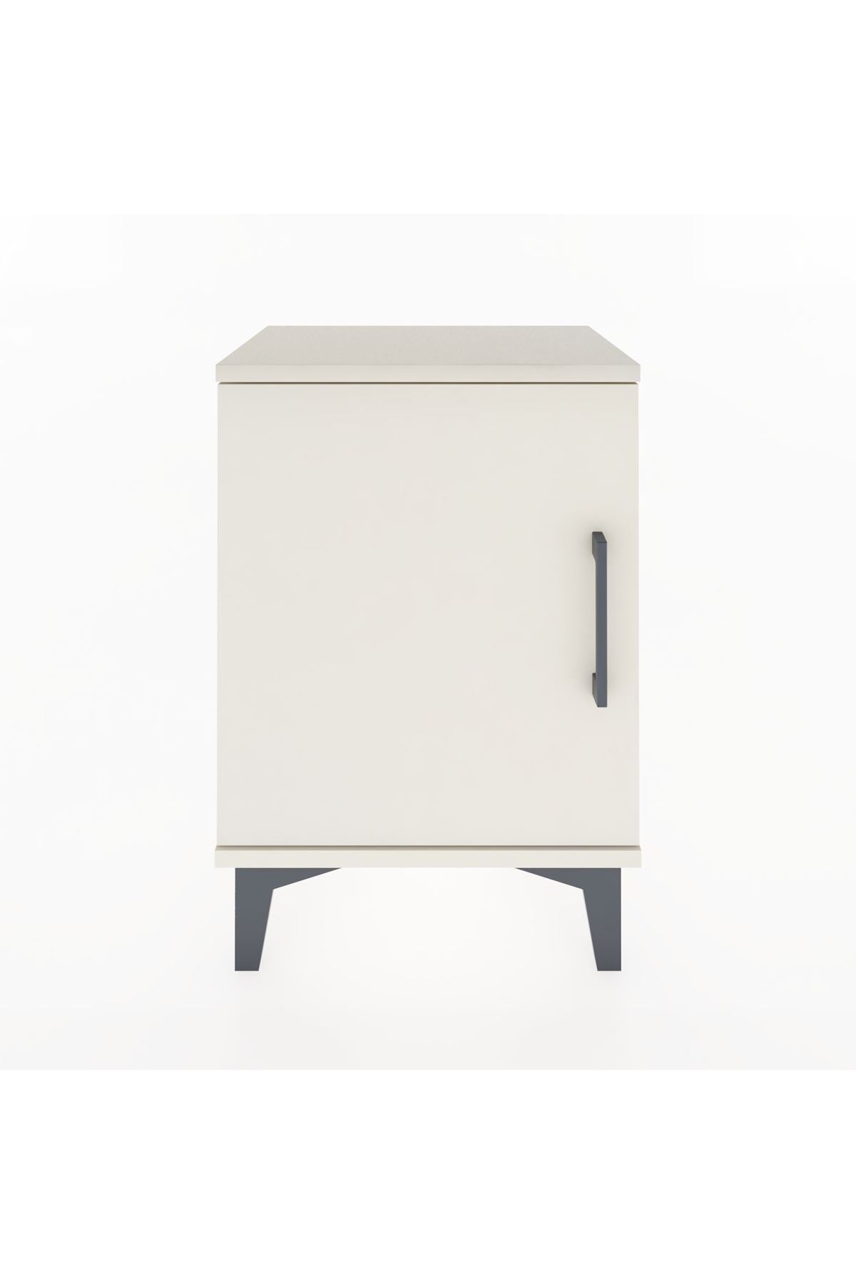 Arges Komodin 2 Raflı Tek Kapaklı 44x30x64 Aytaşı-Aytaşı