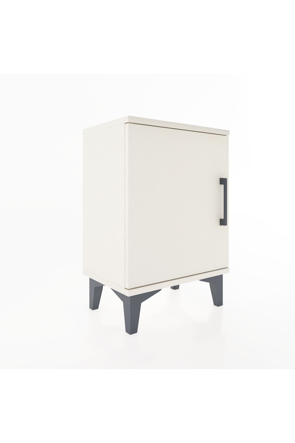 Arges Komodin 2 Raflı Tek Kapaklı 44x30x64 Aytaşı-Aytaşı