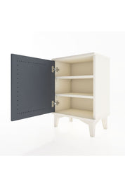 Arges Komodin 2 Raflı Tek Kapaklı 44x30x64 Aytaşı-Antrasit