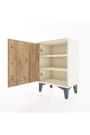 Arges Komodin 2 Raflı Tek Kapaklı 44x30x64 Aytaşı-Çam