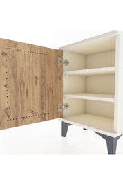 Arges Komodin 2 Raflı Tek Kapaklı 44x30x64 Aytaşı-Çam