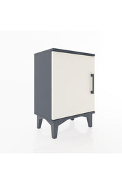 Arges Komodin 2 Raflı Tek Kapaklı 44x30x64 Antrasit-Aytaşı