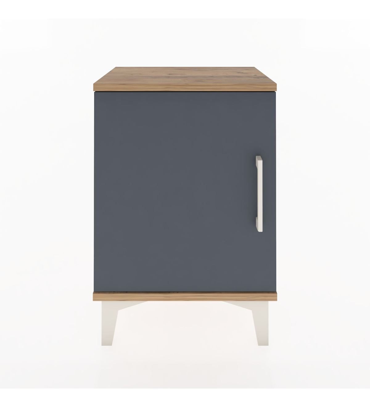 Arges Komodin 2 Raflı Tek Kapaklı 44x30x64 - S07M016V8A