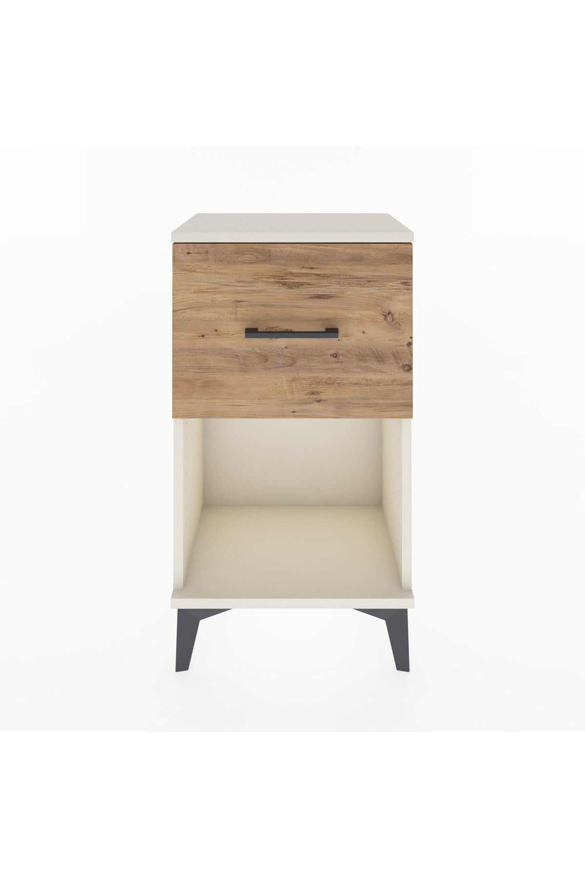 Arges Komodin Tek Çekmeceli 44x30x80 Aytaşı-Çam