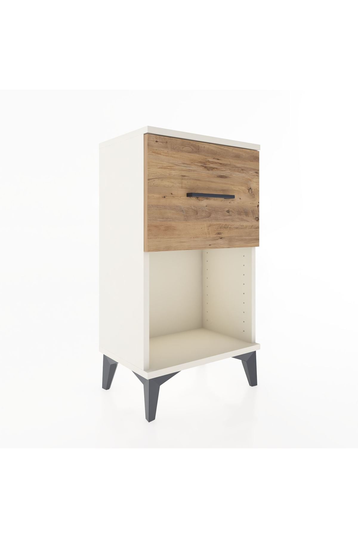 Arges Komodin Tek Çekmeceli 44x30x80 Aytaşı-Çam