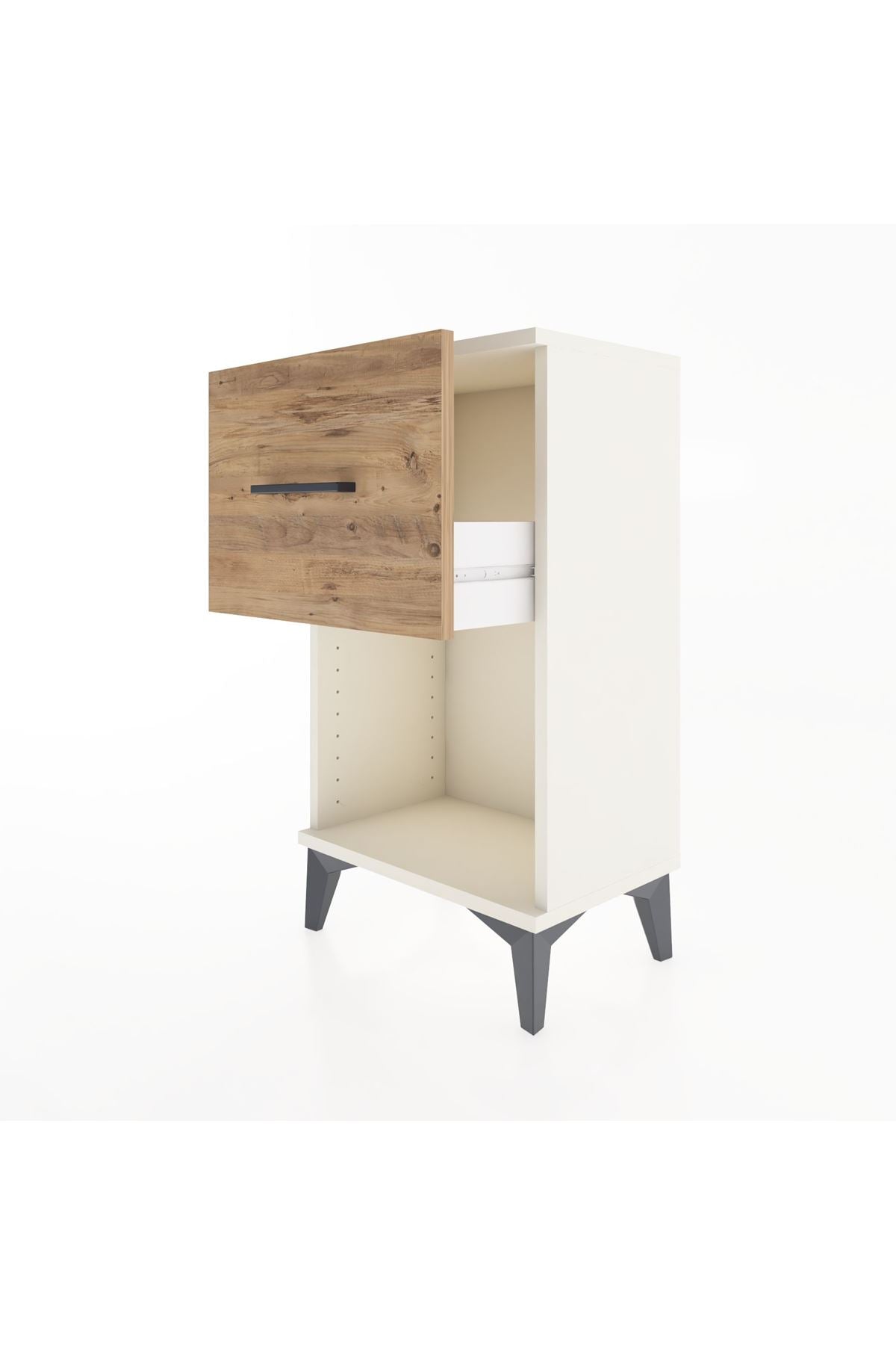 Arges Komodin Tek Çekmeceli 44x30x80 Aytaşı-Çam