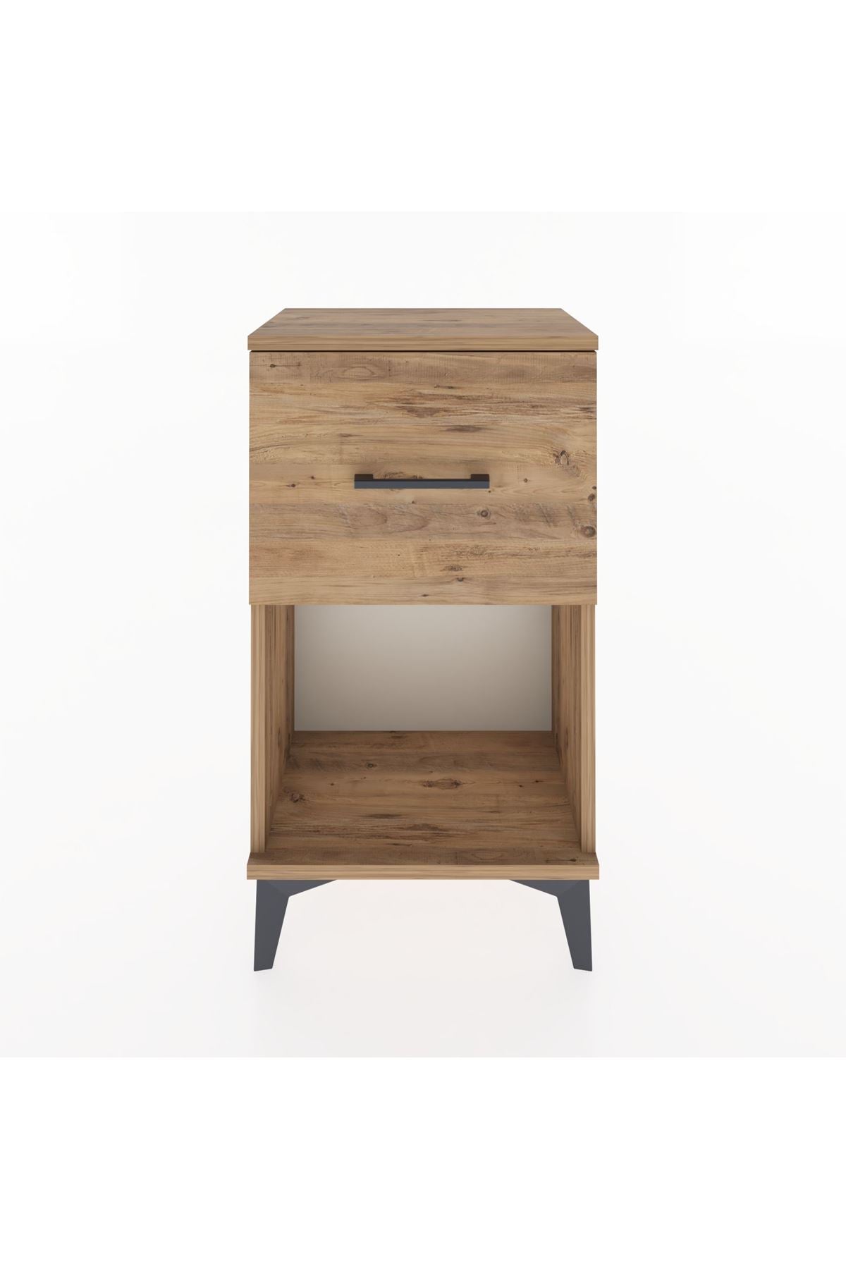 Arges Komodin Tek Çekmeceli 44x30x80 Çam-Çam