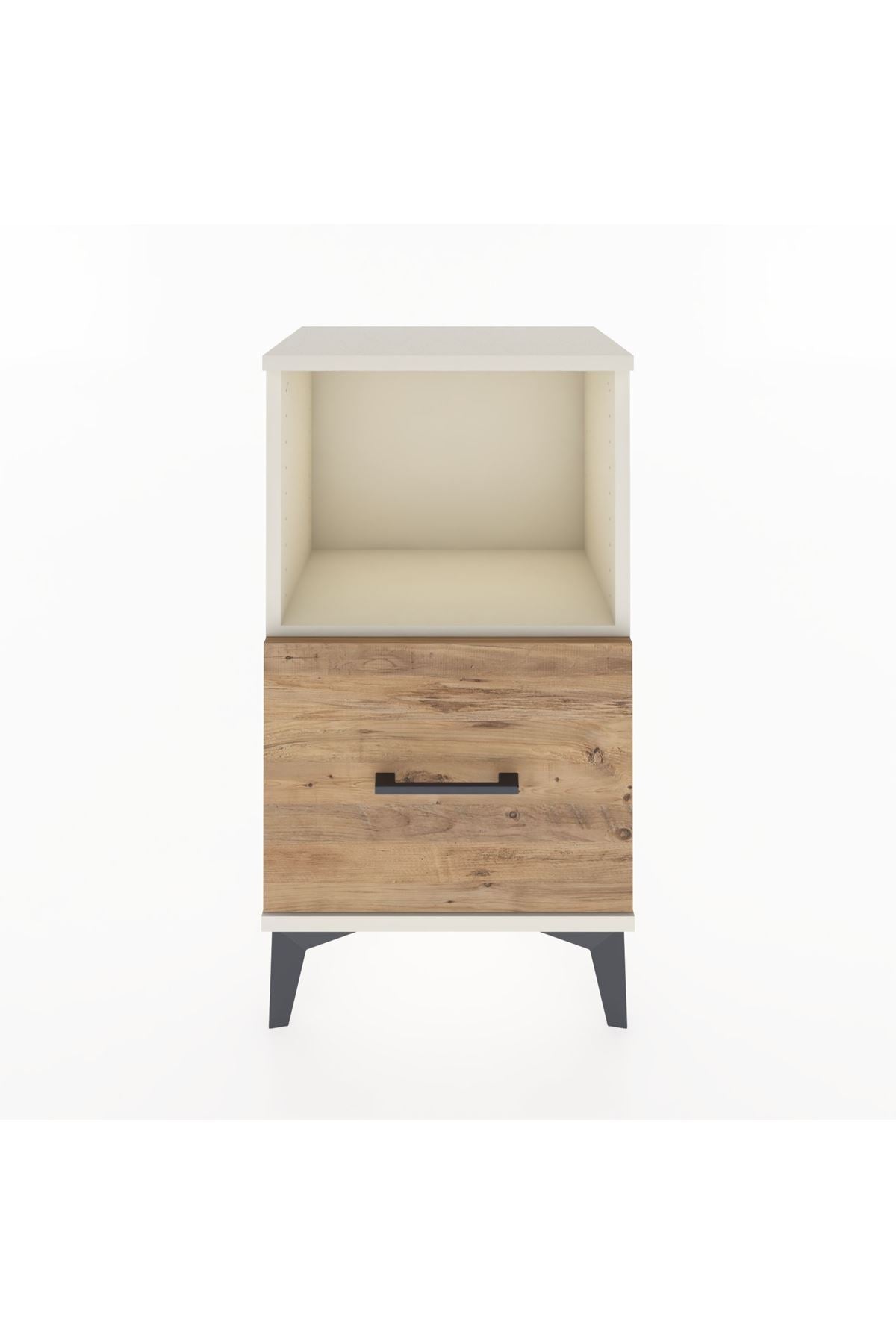 Arges Komodin Tek Raflı Tek Çekmeceli 44x30x80 - S08M021V3A