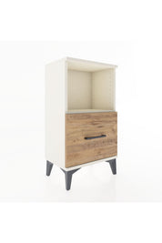 Arges Komodin Tek Raflı Tek Çekmeceli 44x30x80 Aytaşı-Çam