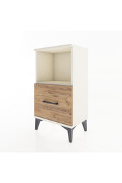 Arges Komodin Tek Raflı Tek Çekmeceli 44x30x80 Aytaşı-Çam